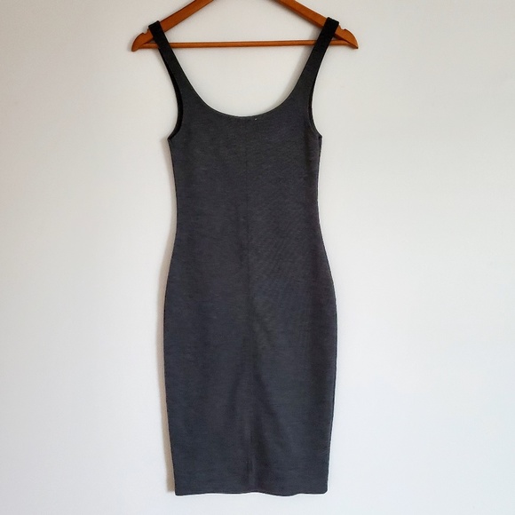 Zara Bodycon Gray Dress - Picture 3 of 5